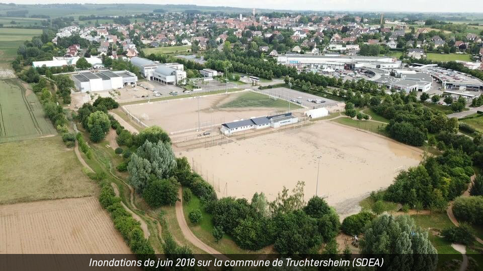 Photo inondation commune Truchtersheim